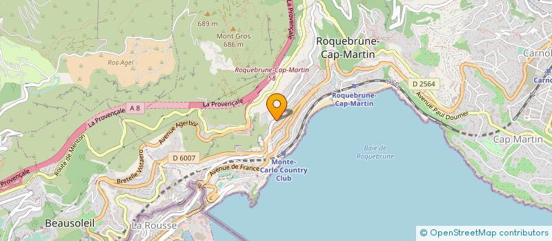 localisation de l'entreprise PL CONCEPT à ROQUEBRUNE-CAP-MARTIN
