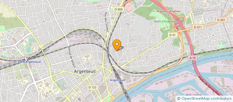 localisation de l'entreprise PL CONSEIL  ARGENTEUIL