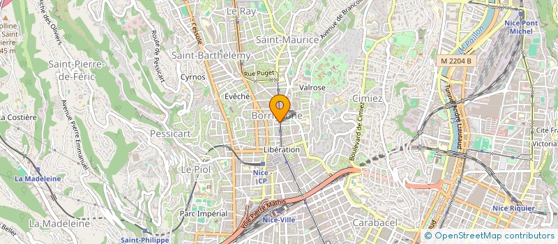 localisation de l'entreprise PL CONSEIL ET AUDIT  NICE