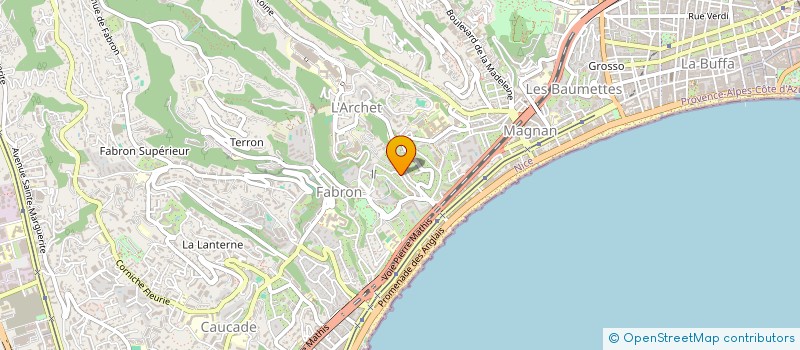 localisation de l'entreprise PL CONSULTING à NICE