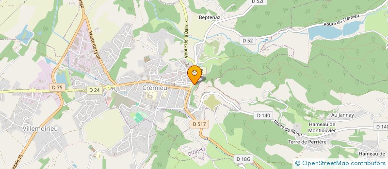 localisation de l'entreprise PL CONVOY'  CREMIEU