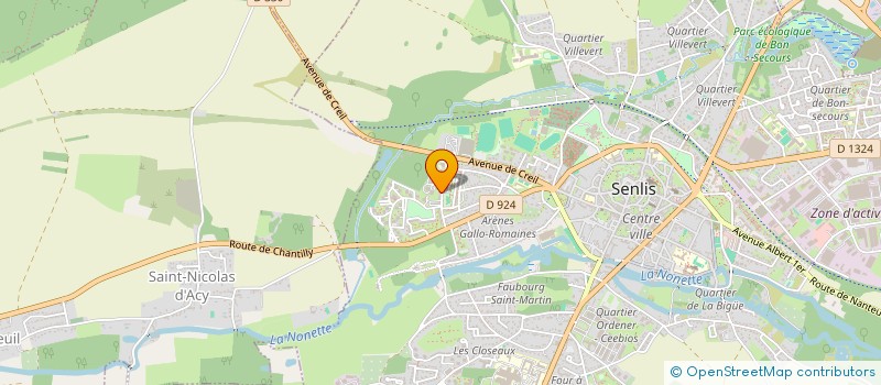 localisation de l'entreprise PL DISTRIBUTIONS  SENLIS