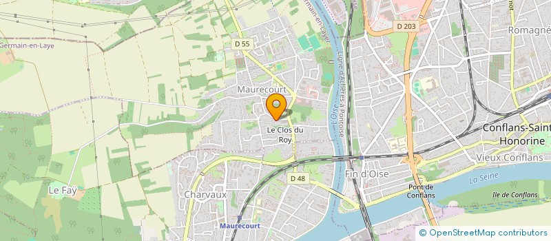 localisation de l'entreprise PL ESPACES à MAURECOURT