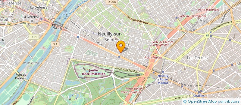localisation de l'entreprise PL HABITAT à NEUILLY-SUR-SEINE