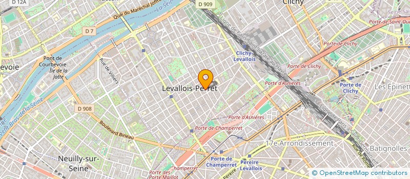 localisation de l'entreprise PL HOLDING à LEVALLOIS-PERRET