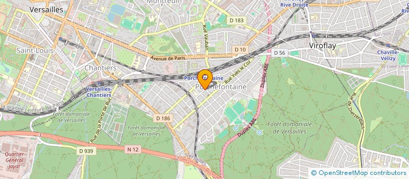 localisation de l'entreprise PL HOLDING à VERSAILLES