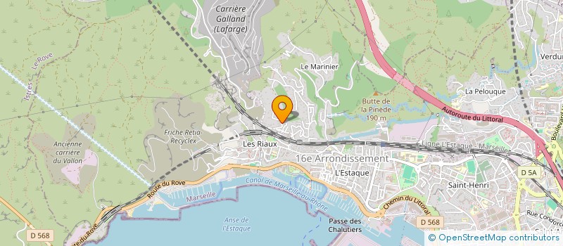 localisation de l'entreprise PL IDRAULICO ET ENERGIES RENOUVELABLES  MARSEILLE
