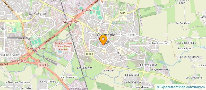 localisation de l'entreprise PL IMMO  CHANTEPIE