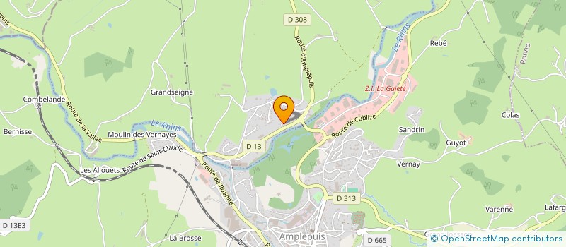 localisation de l'entreprise PL IMMO  SAINT-JEAN-LA-BUSSIERE