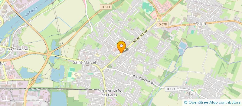 localisation de l'entreprise PL INVESTISSEMENT à SAINT-MARCEL