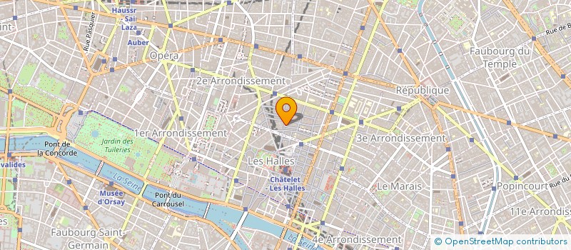 localisation de l'entreprise PL MONTORGUEIL  PARIS