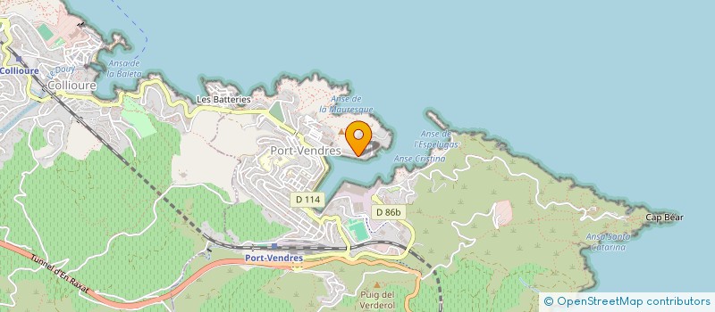 localisation de l'entreprise PL NADAL INVEST  PORT-VENDRES