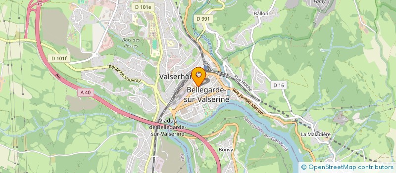 localisation de l'entreprise PL@NET.COM à VALSERHONE