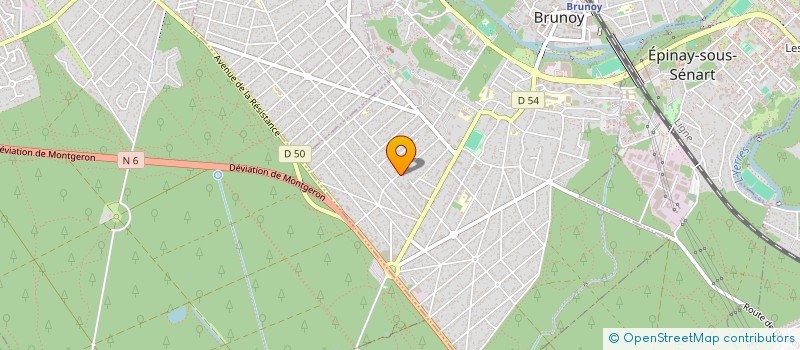 localisation de l'entreprise PL-NORMANDIE  BRUNOY