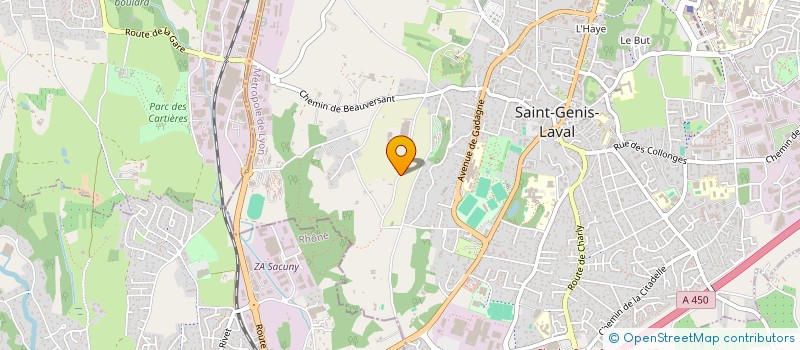 localisation de l'entreprise PL THERMIQUE à SAINT-GENIS-LAVAL
