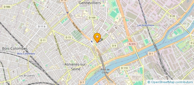 localisation de l'entreprise PL1PHARE MOTORS à GENNEVILLIERS