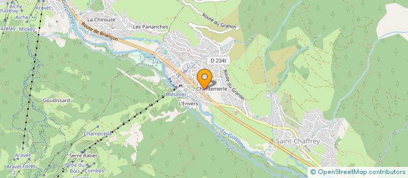 localisation de l'entreprise PL2M  SAINT-CHAFFREY