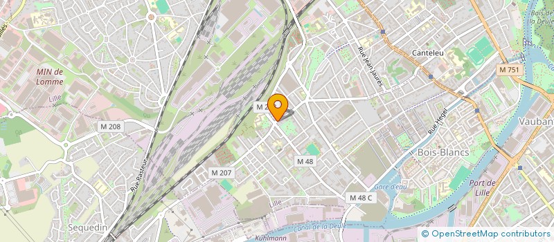 localisation de l'entreprise PLA GESTION à LILLE