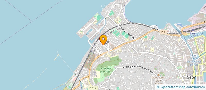 localisation de l'entreprise PLA'THAU SERVICE à SETE