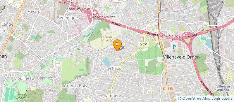 localisation de l'entreprise PLA TRENTE-TROIS à VILLENAVE-D'ORNON