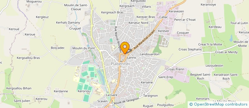 localisation de l'entreprise PLABENNEC IMMOBILIER  GUIPAVAS