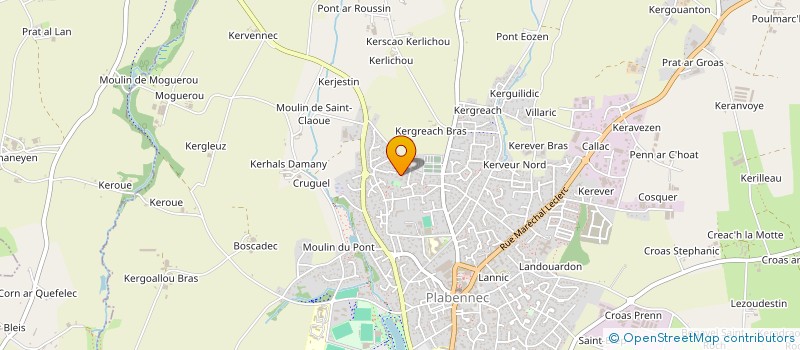 localisation de l'entreprise PLABIZA  PLABENNEC