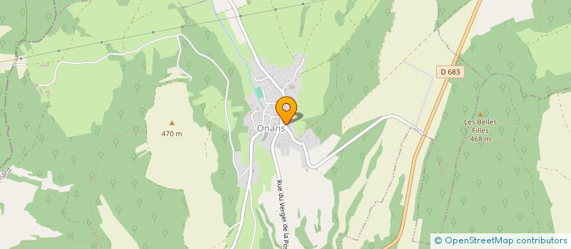 localisation de l'entreprise PLAC&CIE  ONANS