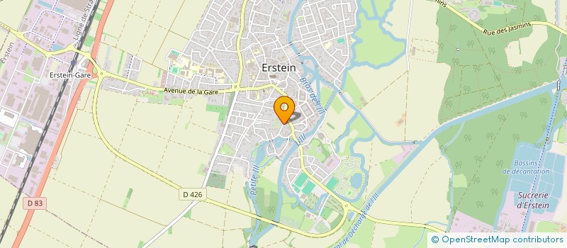 localisation de l'entreprise PLAC ELEC à ERSTEIN