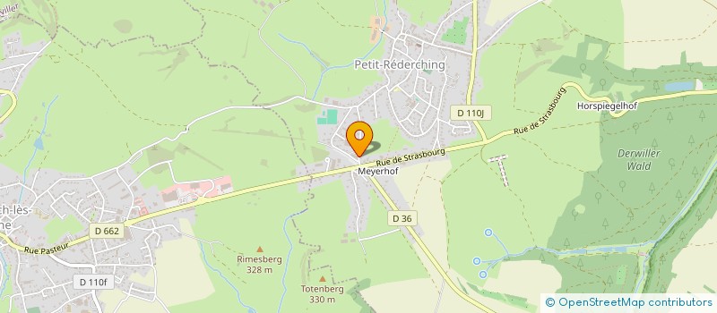 localisation de l'entreprise PLAC'HOME DECO  PETIT-REDERCHING