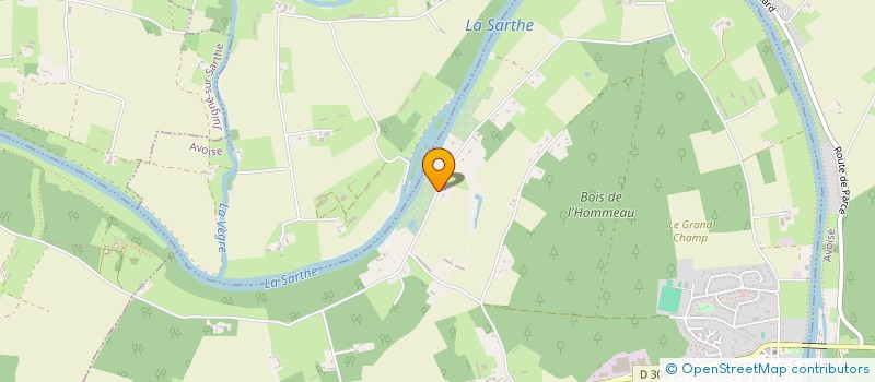 localisation de l'entreprise PLAC'STYLE à PARCE-SUR-SARTHE
