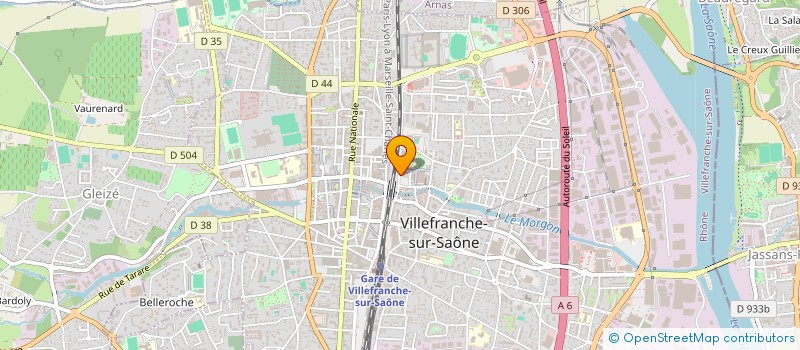 localisation de l'entreprise PLACAFORTE  VILLEFRANCHE-SUR-SAONE