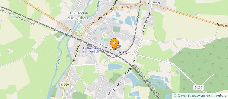 localisation de l'entreprise PLACAGES DU HAUT CHER PHC à LA GUERCHE-SUR-L'AUBOIS