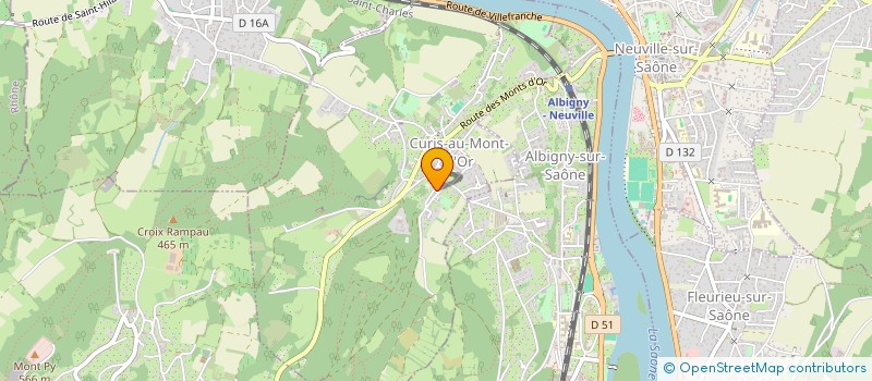 localisation de l'entreprise PLACAGES DU SUD EST FABR à ALBIGNY-SUR-SAONE