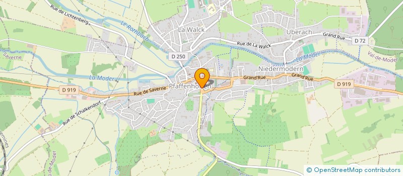 localisation de l'entreprise PLACARD +  VAL-DE-MODER