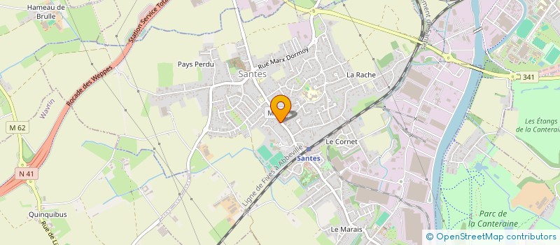 localisation de l'entreprise PLACC  SANTES