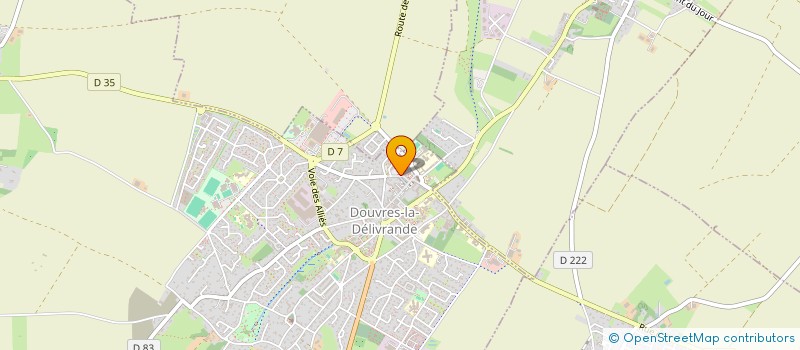 localisation de l'entreprise PLACE 26  DOUVRES-LA-DELIVRANDE