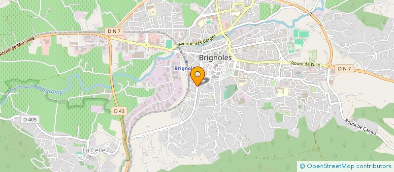 localisation de l'entreprise PLACE à BRIGNOLES