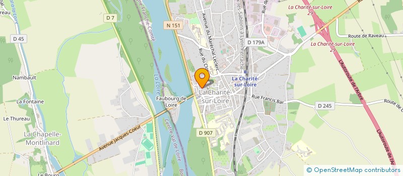 localisation de l'entreprise PLACE 84 à LA CHARITE-SUR-LOIRE
