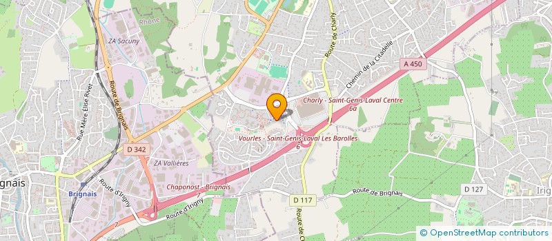 localisation de l'entreprise PLACE A LA DANSE à SAINT-GENIS-LAVAL