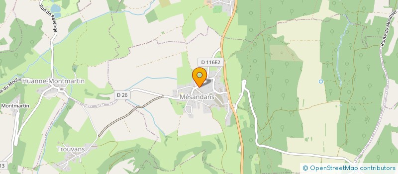 localisation de l'entreprise PLACE A LA PIZZA  ROUGEMONT