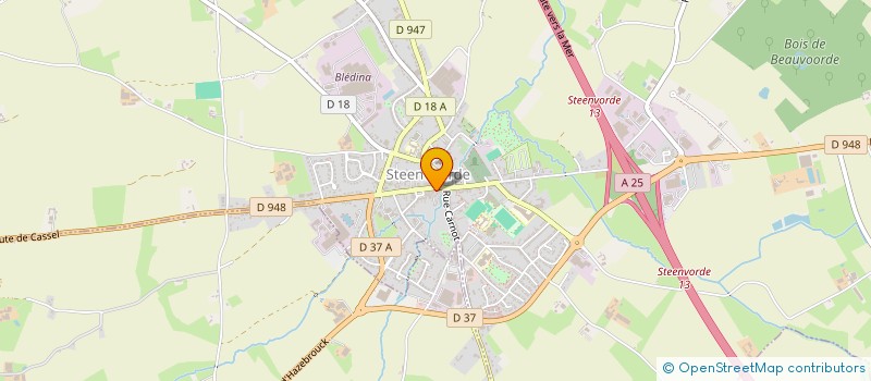 localisation de l'entreprise PLACE AU BONHEUR !  STEENVOORDE