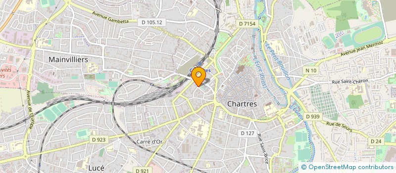 localisation de l'entreprise PLACE AUX MOMES L'ECOLE DU SPECTATEUR EURELIEN  CHARTRES