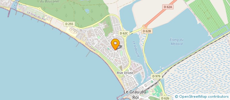 localisation de l'entreprise PLACE AUX PIZZAS  LE GRAU-DU-ROI