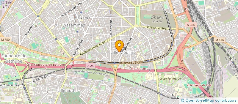localisation de l'entreprise PLACE BURGER à LILLE