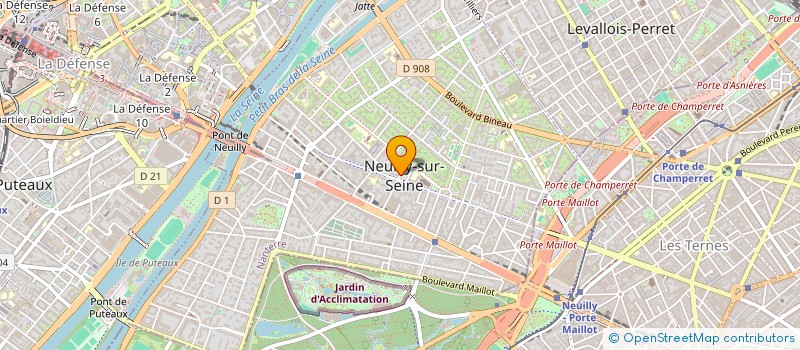 localisation de l'entreprise PLACE CARE à NEUILLY-SUR-SEINE