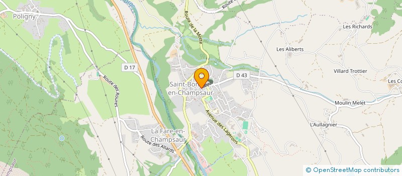 localisation de l'entreprise PLACE CHAMP DE FOIRE  SAINT-BONNET-EN-CHAMPSAUR