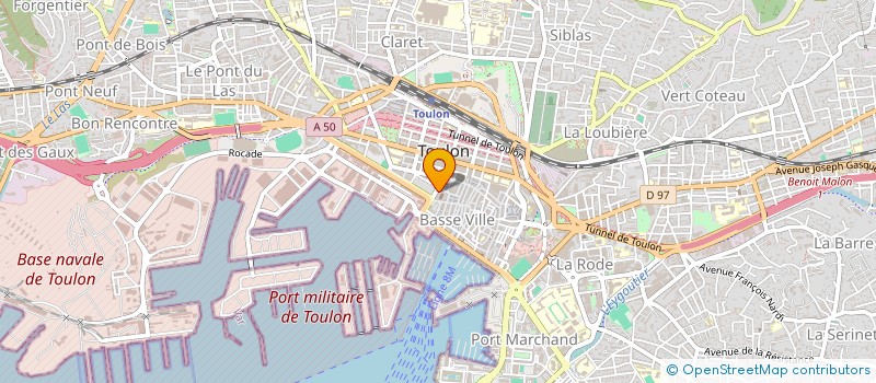 localisation de l'entreprise PLACE D'ARMES à TOULON