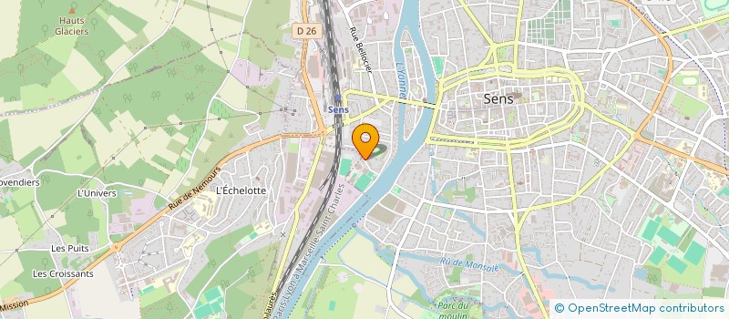 localisation de l'entreprise PLACE D'ITALIE MUSIQUE SENS à SENS