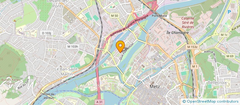 localisation de l'entreprise PLACE DE FRANCE  METZ