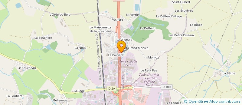 localisation de l'entreprise PLACE DE L'EGLISE  BELLEVIGNY